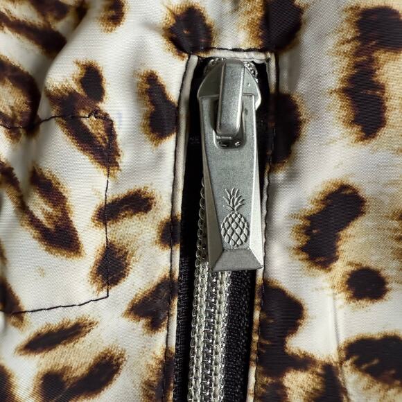 Tommy Bahama Island Zone Windbreaker Jacket Women's Small Leopard - Picture 4 of 11